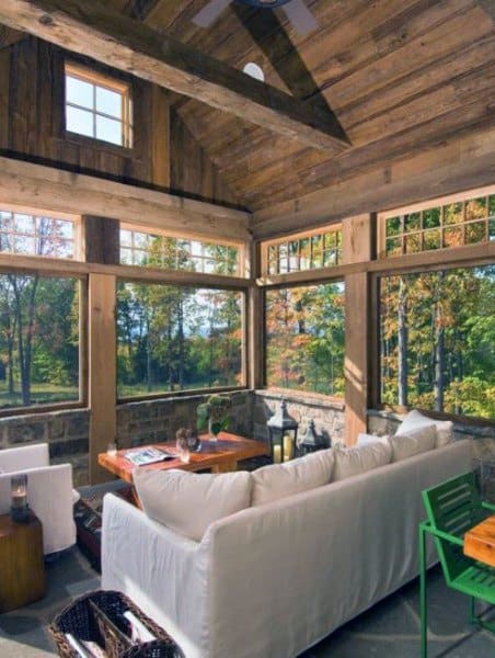 best sunroom ideas wood