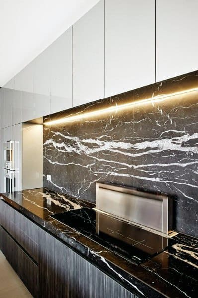 granite kitchen backsplash