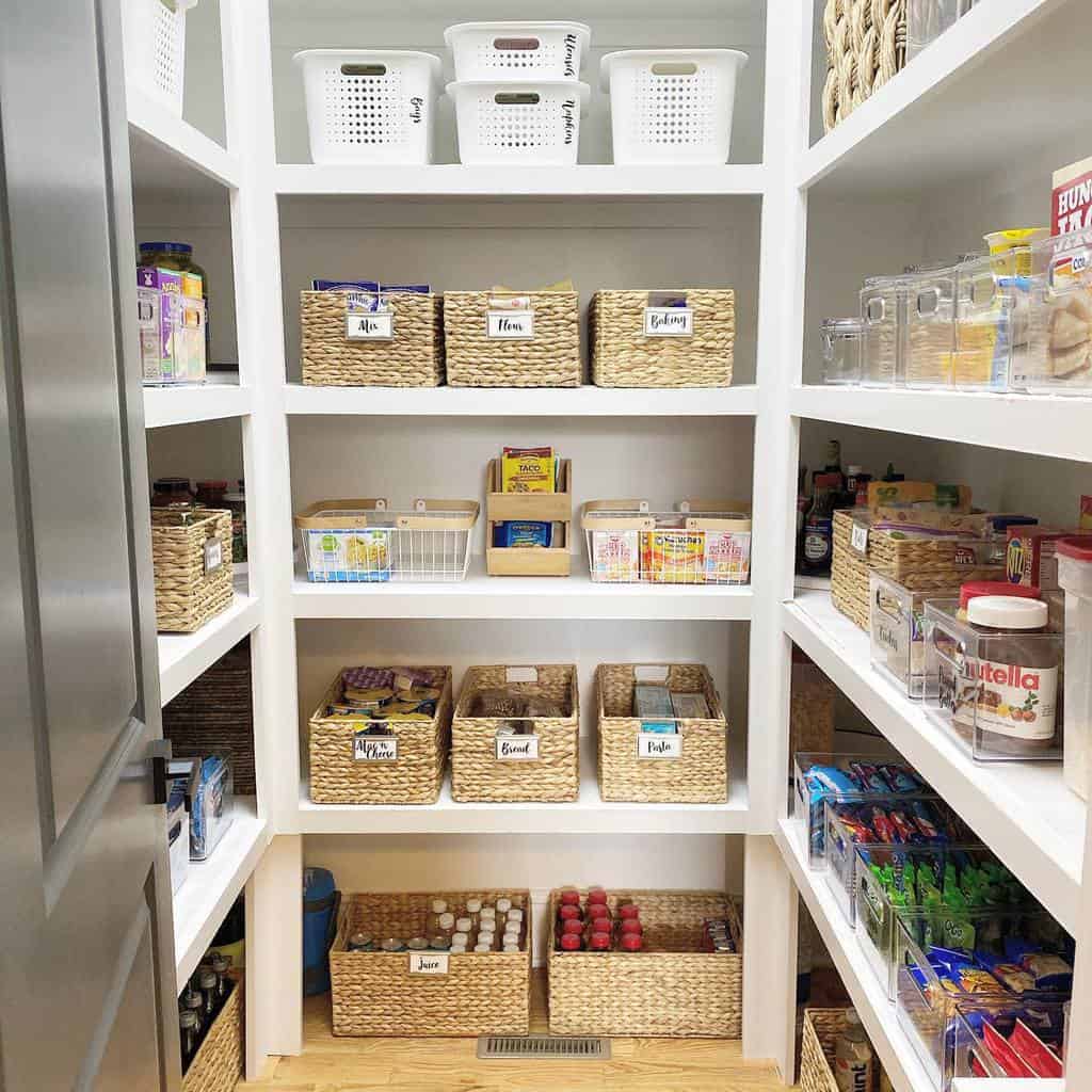 walk-in kitchen pantry 