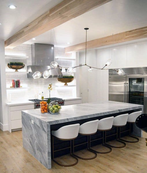 glass kitchen island pendant lighting 