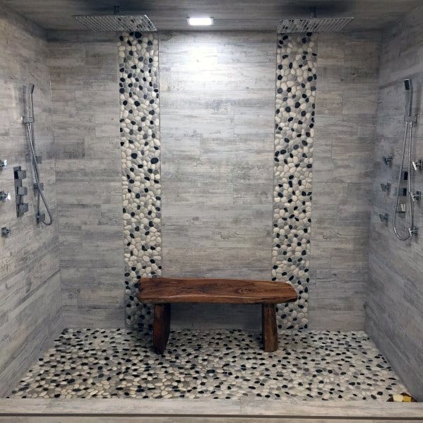 standalone shower bench