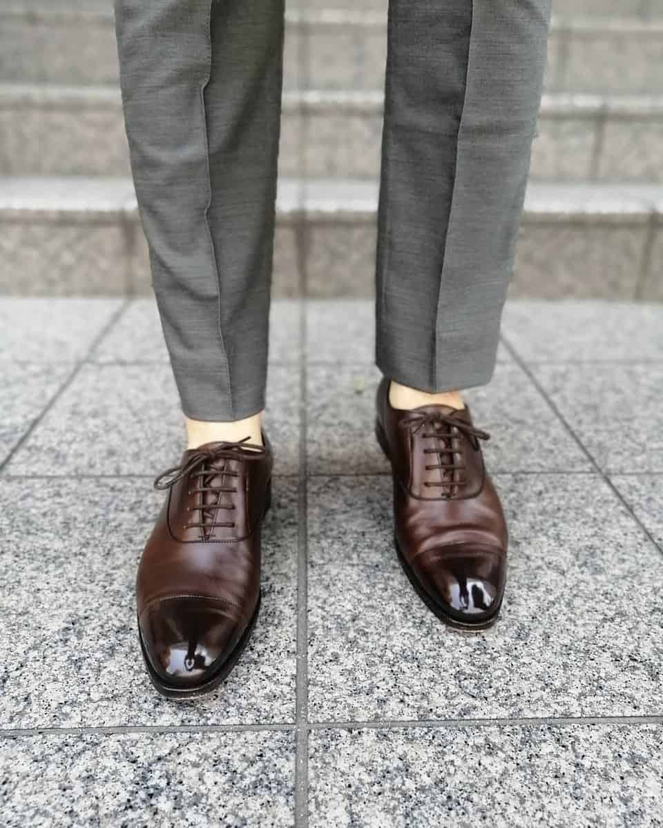 Dark Brown Derby Shoes -gagagagagaga333