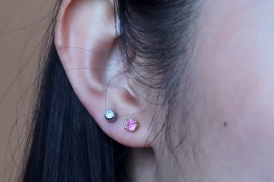 Double Ear Piercing