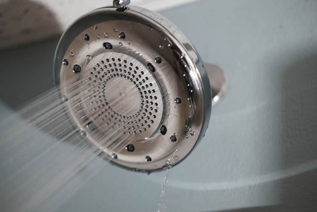 Nebia by Moen Quattro Showerhead Installed