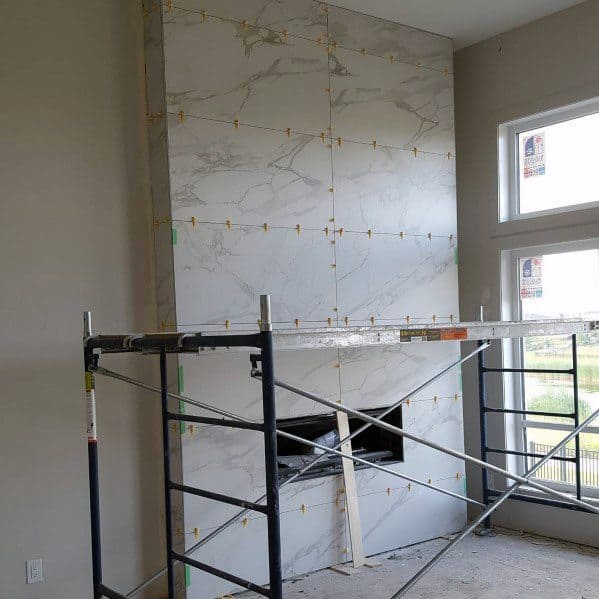 marble fireplace tiles