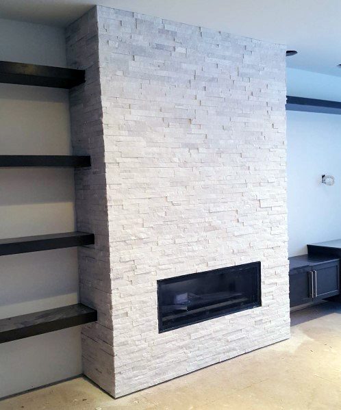 textured stone fireplace tiles