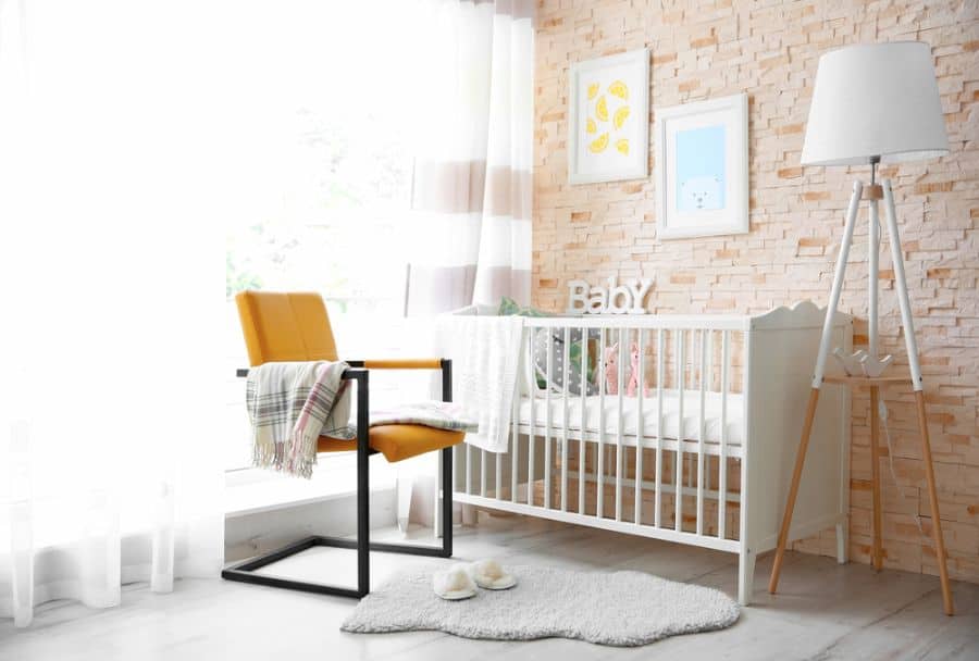 modern baby room