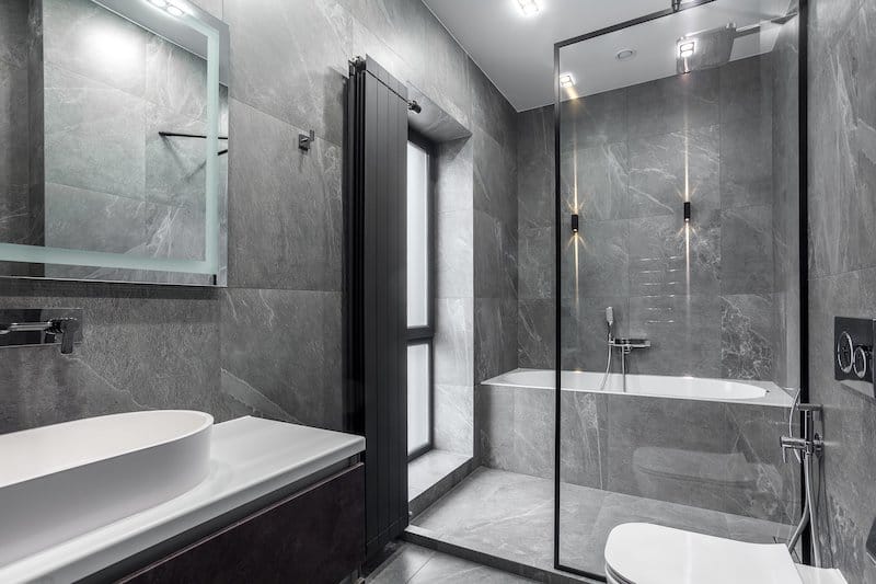 72 Grey Bathroom Tile Ideas