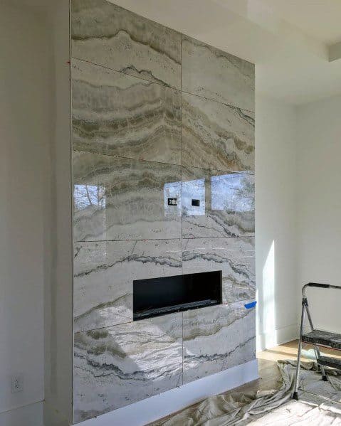 marble fireplace tiles