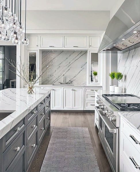 marble kitchen backsplash