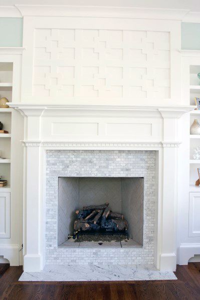 marble fireplace tiles