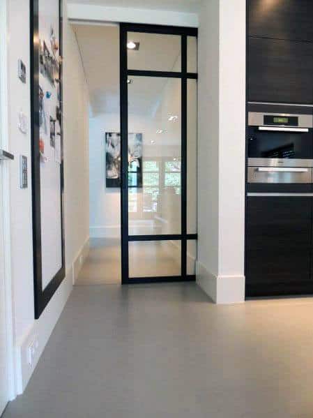 Massive Glass Full Wall Modern Remarkable Ideas For Pocket Door