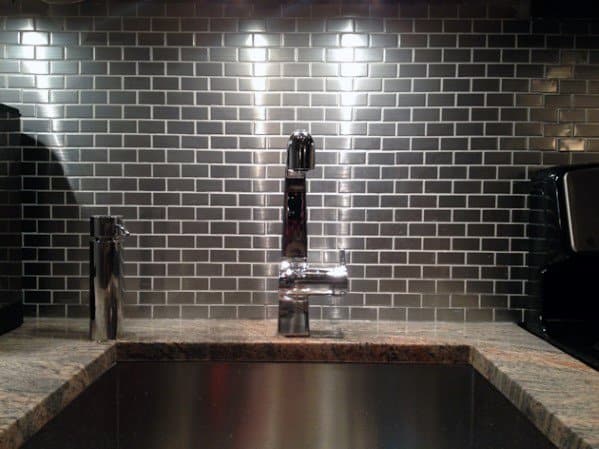 metallic subway tiles 