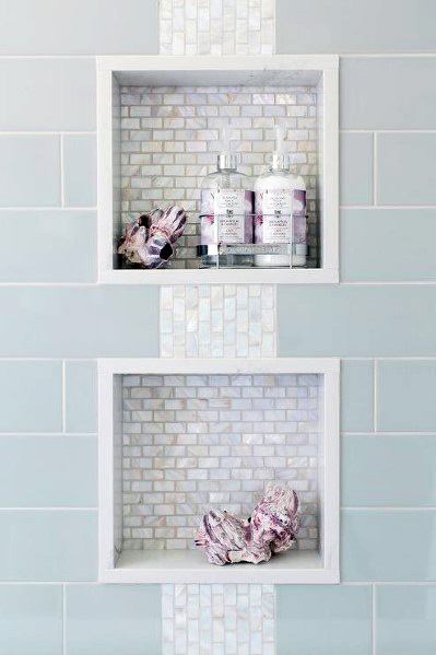 mosaic tile niche