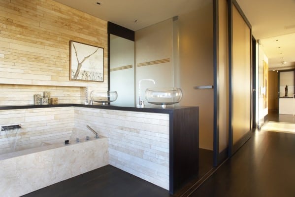 modern bathroom large tub