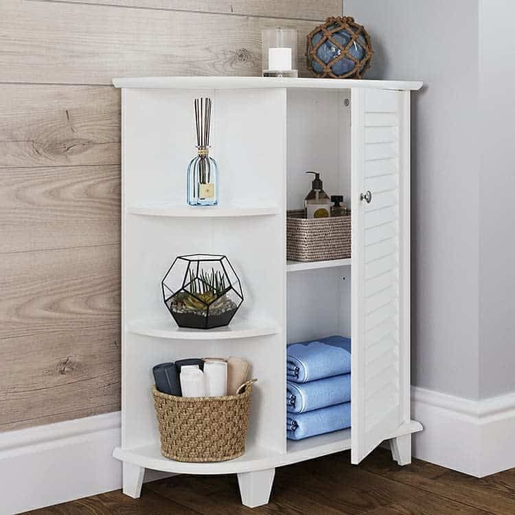 white cabinet drawer bathroom