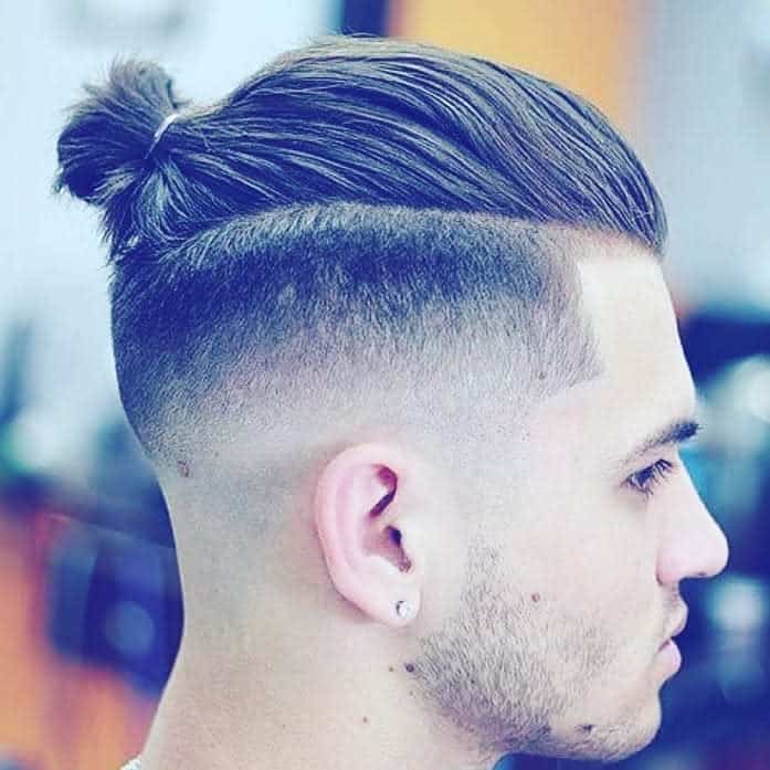 Sleek Male Ponytail