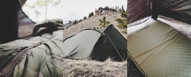 Snugpak Scorpion 3 Tent, SF1 Sleeping Bag and Basecamp Ops Self-Inflating XL Mat Review