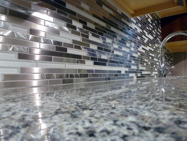 metal mosaic tiles 