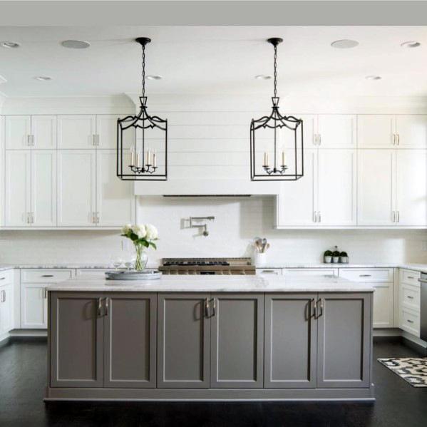 Traditional Excellent Interior Ideas Kitchen Island Lighting