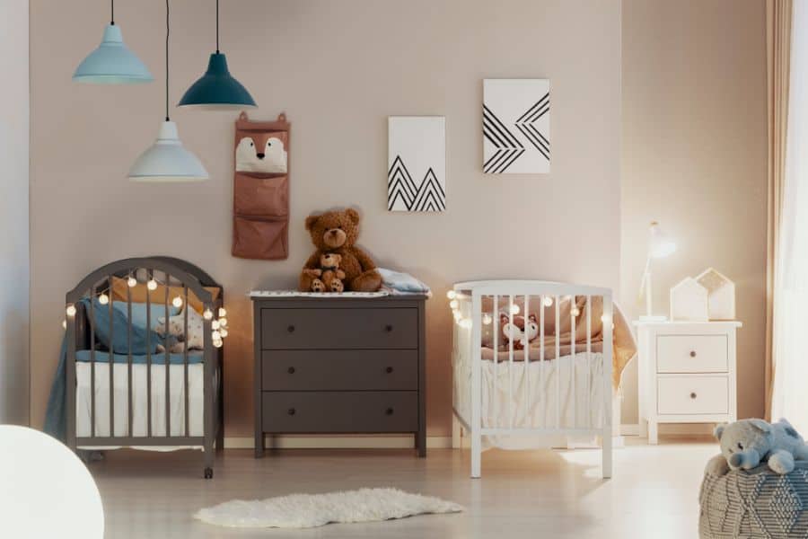 twins siblings baby room