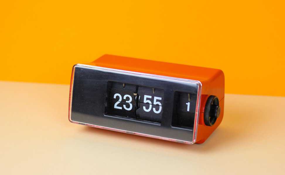 orange vintage alarm clock cool alarm clocks for men 