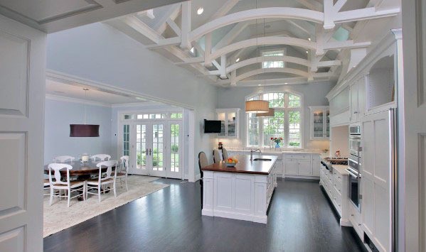 White Arches Kitchen Ceiling Ideas