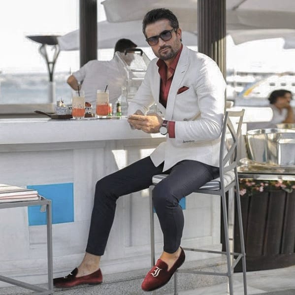 White Sports Coat Masculine Professional Beard Styles For Guys