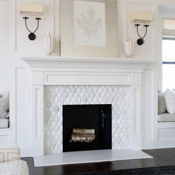 decorative fireplace tiles