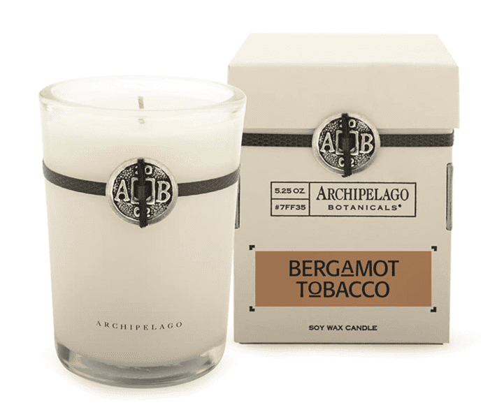 bergamont tobacco candle